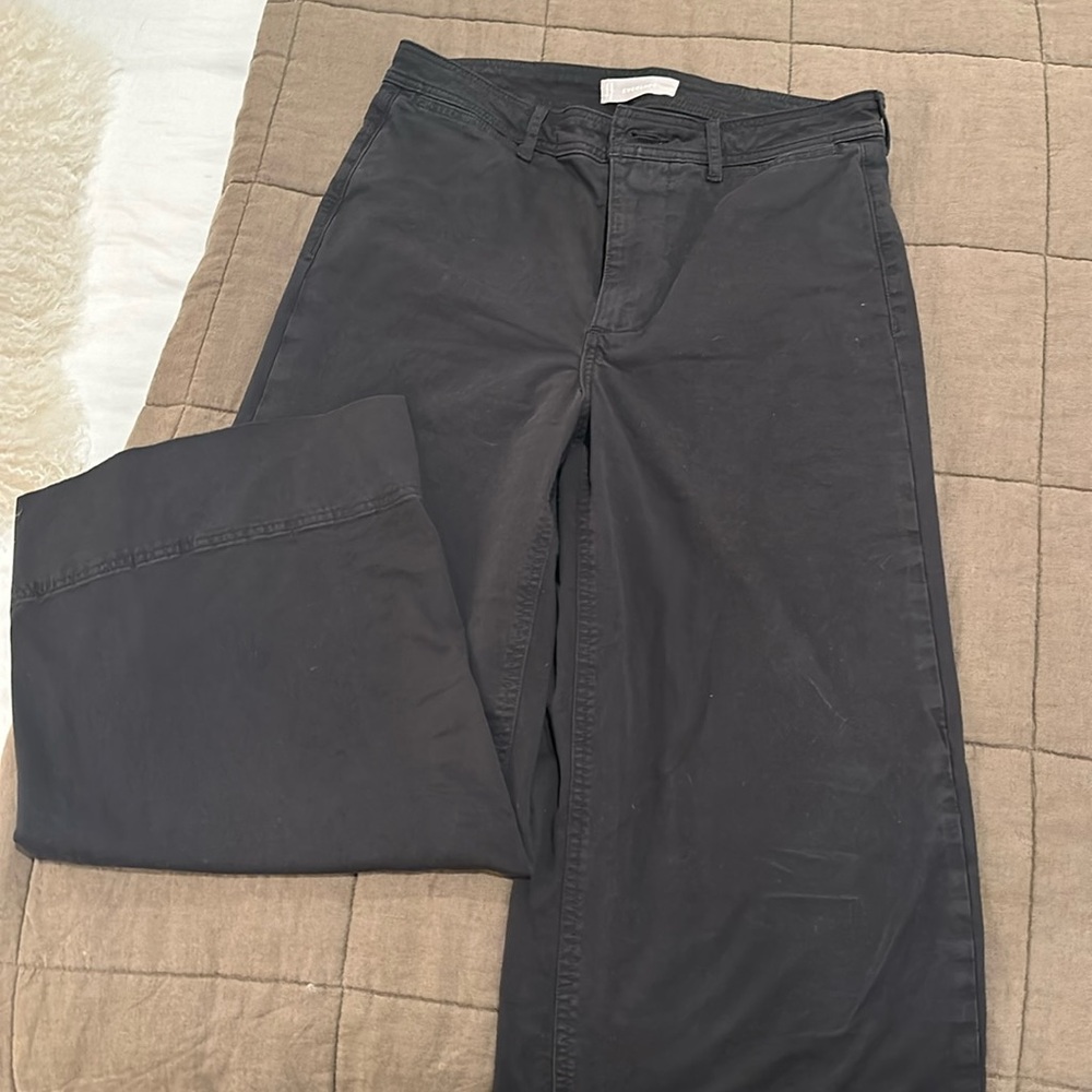 Everlane cropped wide leg pant